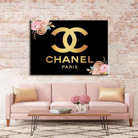 chanel picture in frame|chanel decorative art.